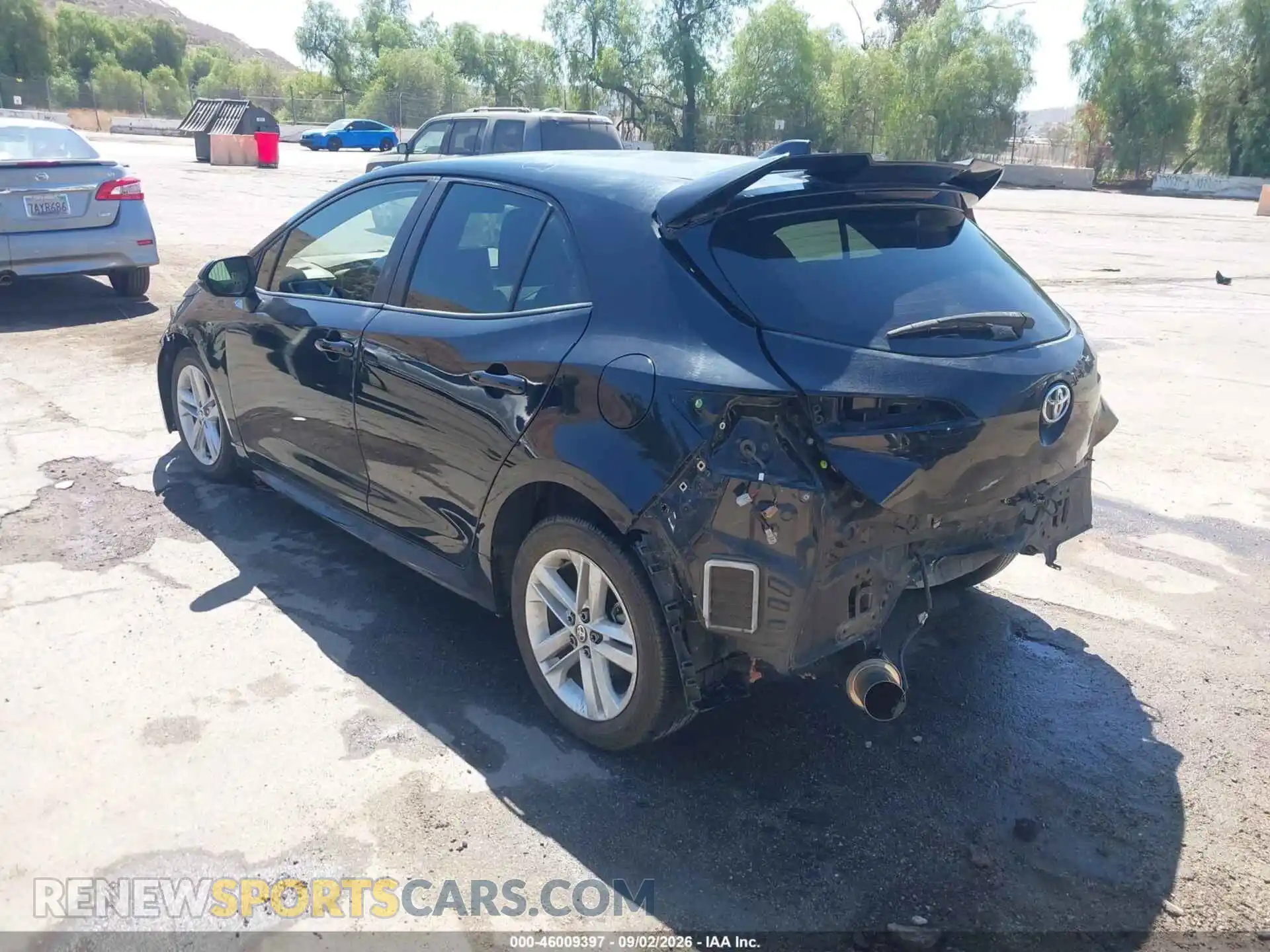 3 Фотография поврежденного автомобиля JTNB4MBE9M3111725 TOYOTA COROLLA 2021