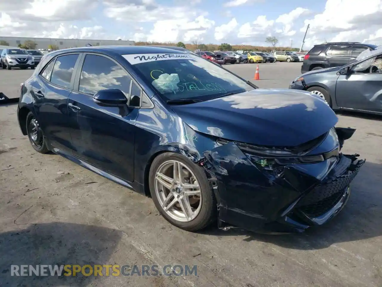 1 fotografías del automóvil dañado JTNB4MBE9M3116679 TOYOTA COROLLA 2021