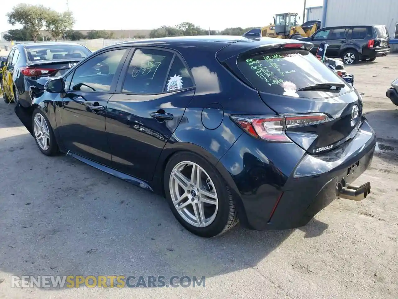 3 fotografías del automóvil dañado JTNB4MBE9M3116679 TOYOTA COROLLA 2021
