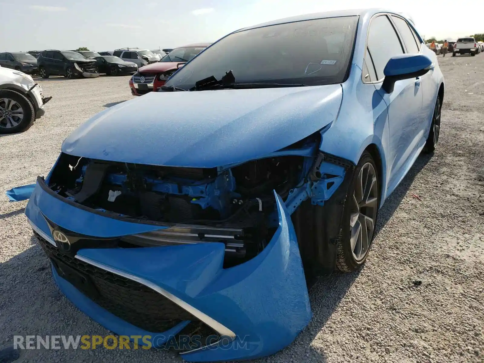 2 Photograph of a damaged car JTNC4MBE0M3117708 TOYOTA COROLLA 2021