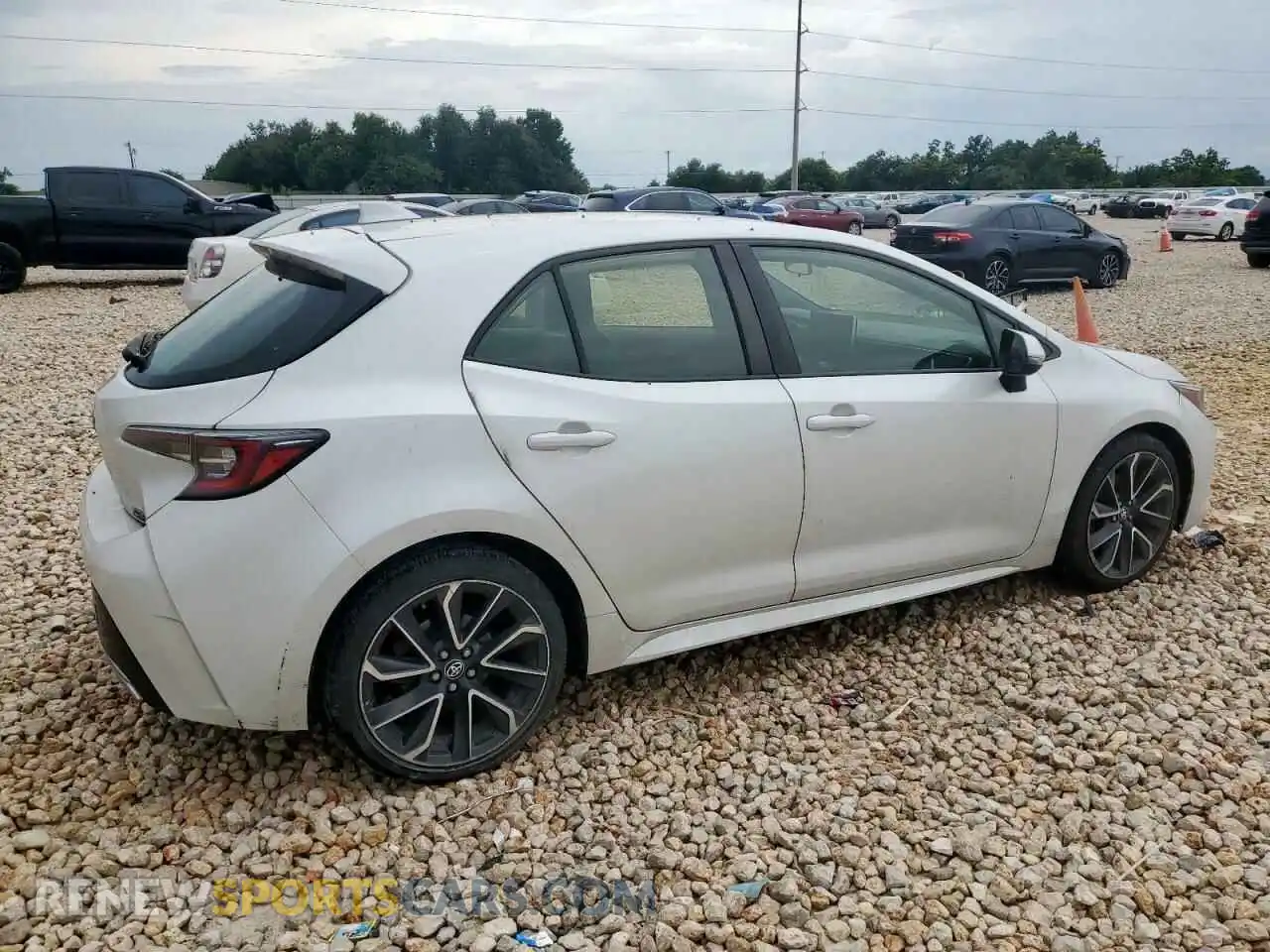 3 fotografías del automóvil dañado JTNC4MBE3M3119081 TOYOTA COROLLA 2021