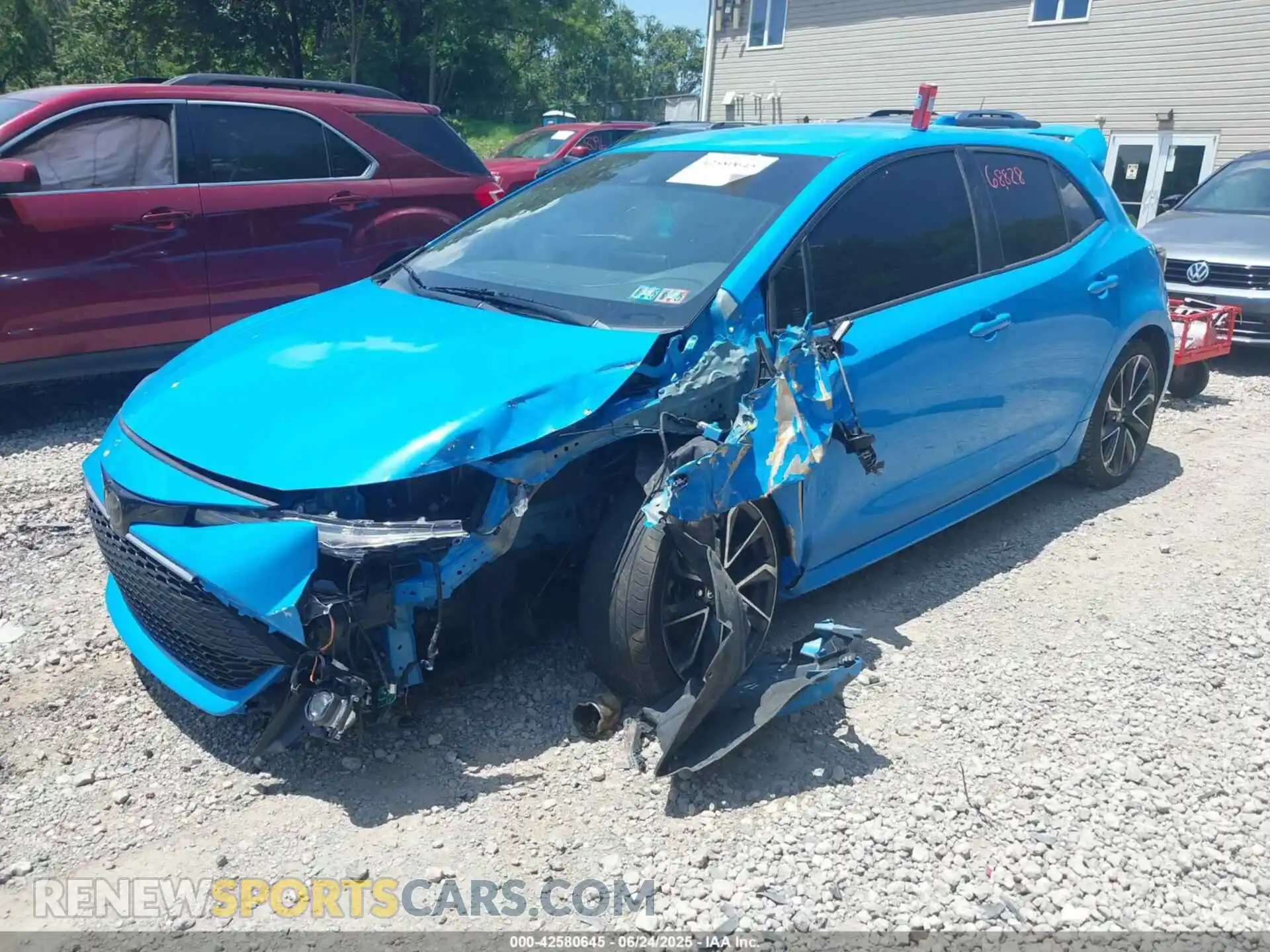 2 Photograph of a damaged car JTNC4MBE3M3129836 TOYOTA COROLLA 2021