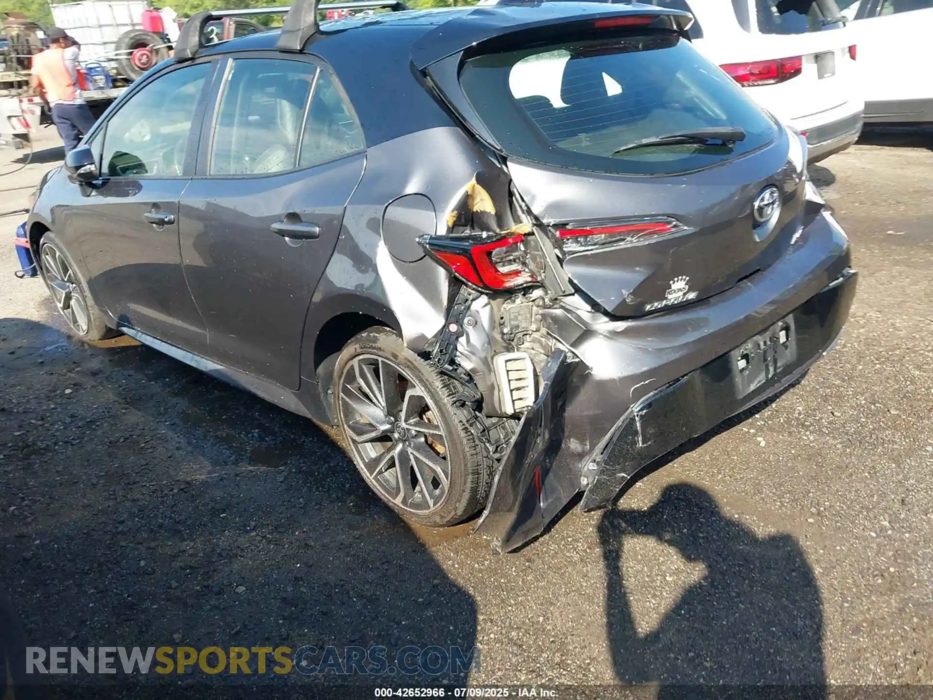 3 Photograph of a damaged car JTNC4MBE3M3132459 TOYOTA COROLLA 2021