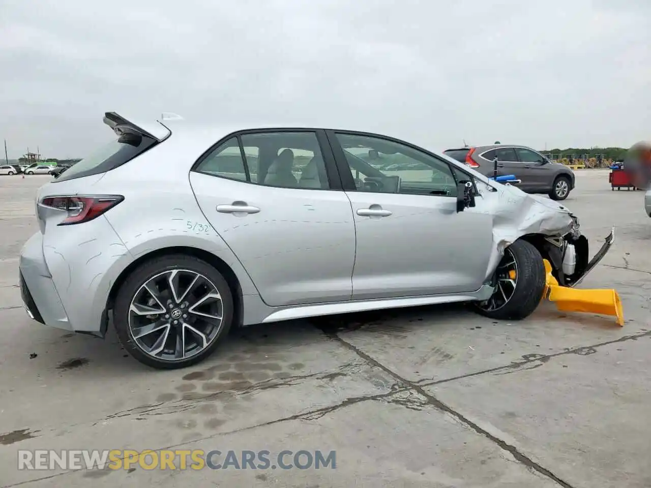 3 Photograph of a damaged car JTNC4MBE3M3136530 TOYOTA COROLLA 2021