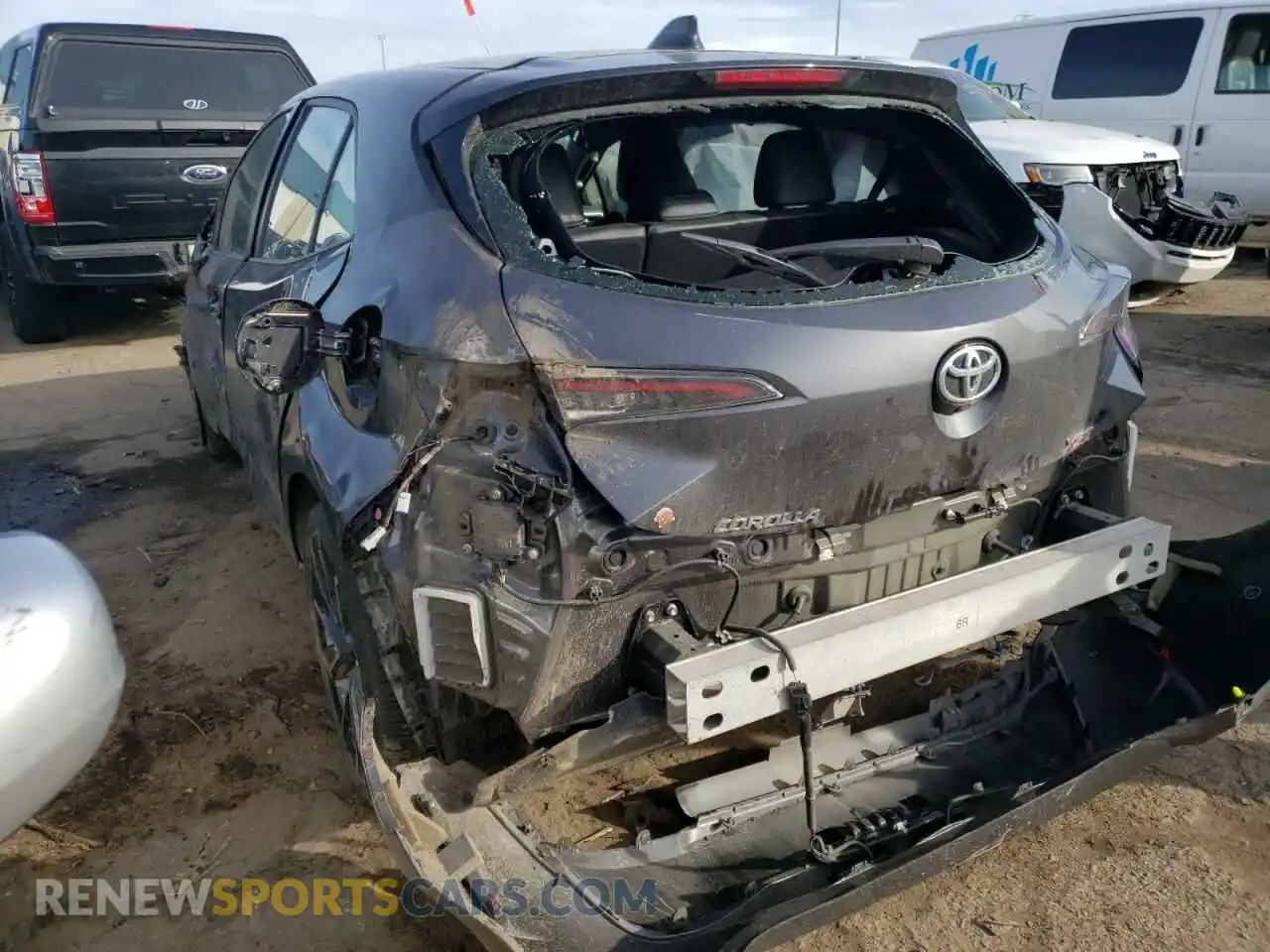 3 Photograph of a damaged car JTNC4MBE5M3110883 TOYOTA COROLLA 2021