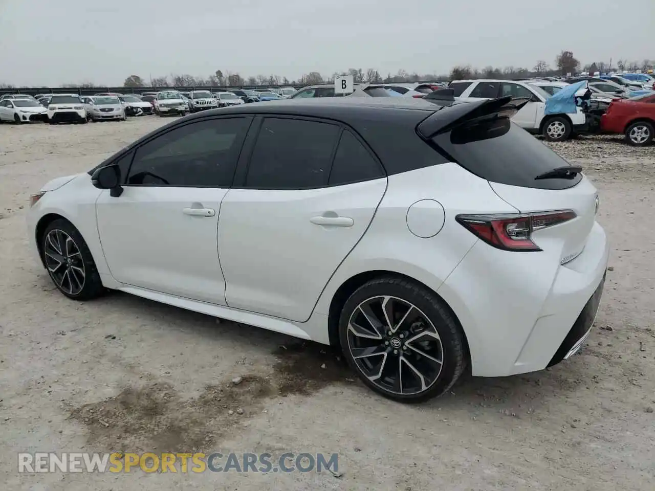 2 Photograph of a damaged car JTNC4MBE7M3125093 TOYOTA COROLLA 2021