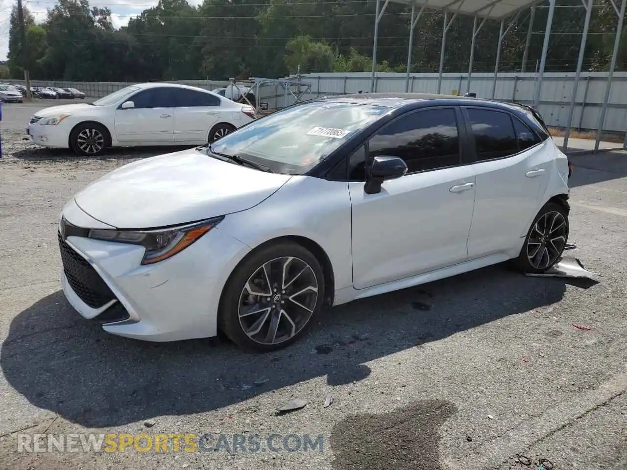 1 Photograph of a damaged car JTNC4MBE7M3131069 TOYOTA COROLLA 2021