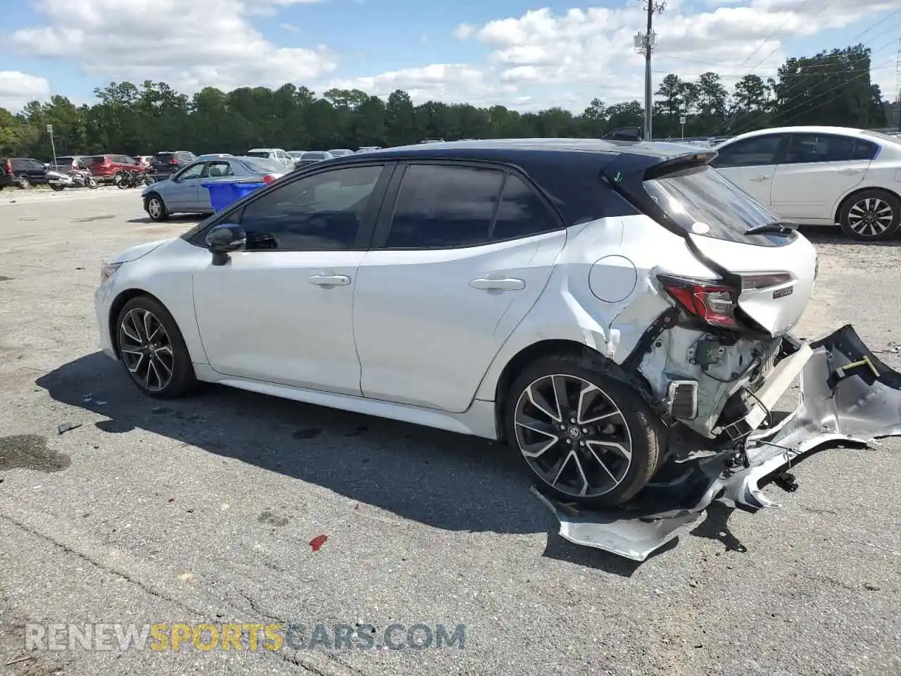 2 Photograph of a damaged car JTNC4MBE7M3131069 TOYOTA COROLLA 2021