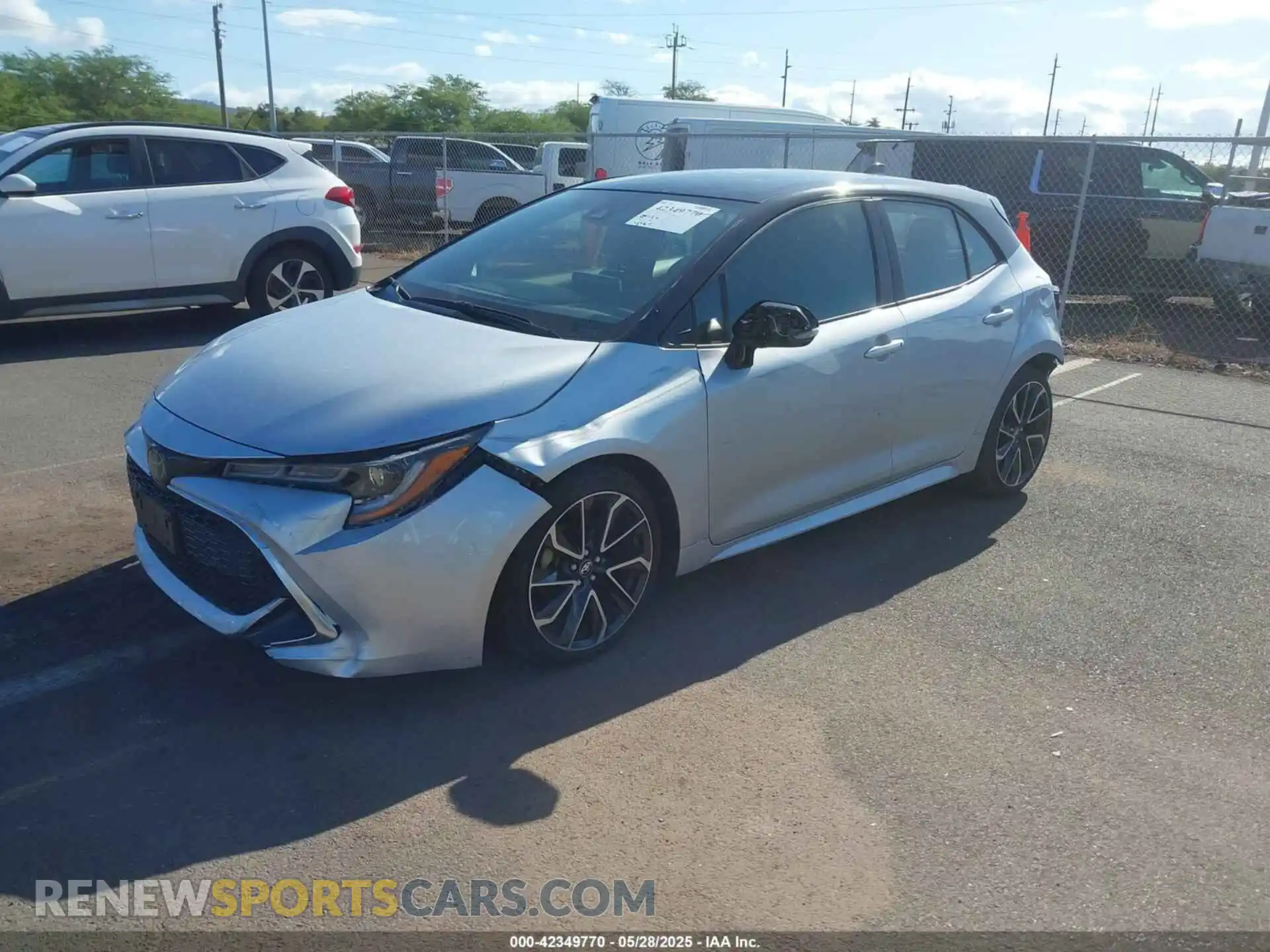2 Photograph of a damaged car JTNC4MBE7M3135946 TOYOTA COROLLA 2021
