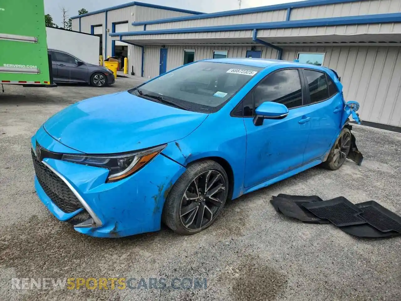 1 Photograph of a damaged car JTNC4MBEXM3123645 TOYOTA COROLLA 2021
