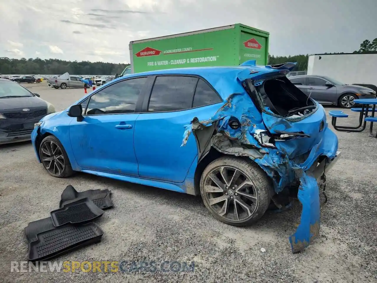 2 Photograph of a damaged car JTNC4MBEXM3123645 TOYOTA COROLLA 2021