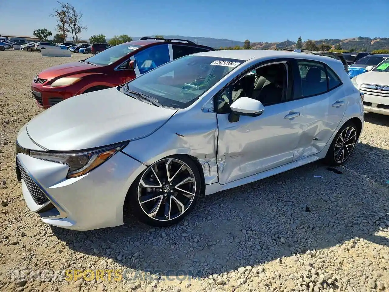 1 Photograph of a damaged car JTNC4MBEXM3133155 TOYOTA COROLLA 2021