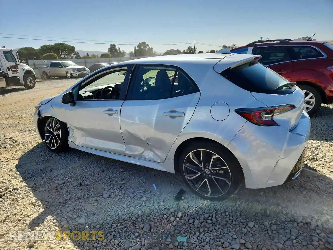 2 Photograph of a damaged car JTNC4MBEXM3133155 TOYOTA COROLLA 2021