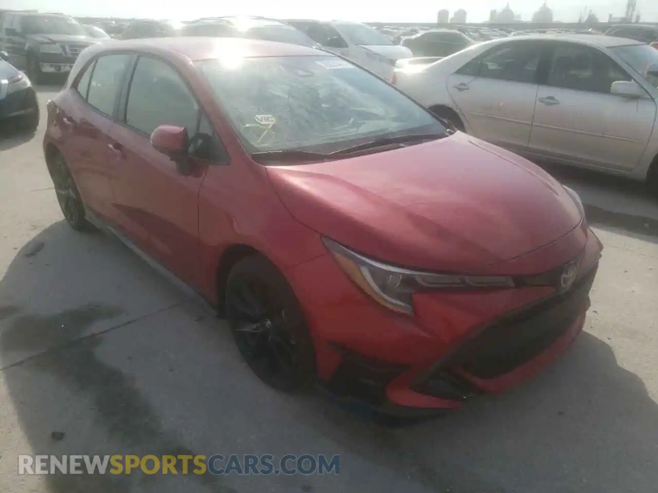 1 Photograph of a damaged car JTND4MBE1M3105698 TOYOTA COROLLA 2021