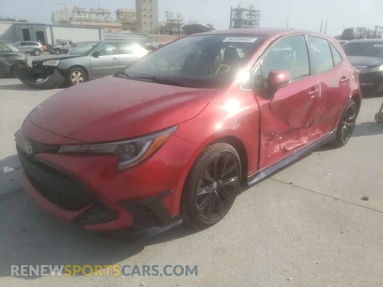 2 Photograph of a damaged car JTND4MBE1M3105698 TOYOTA COROLLA 2021