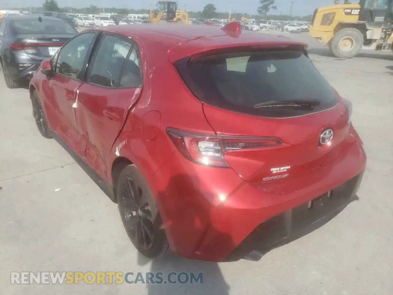3 Photograph of a damaged car JTND4MBE1M3105698 TOYOTA COROLLA 2021