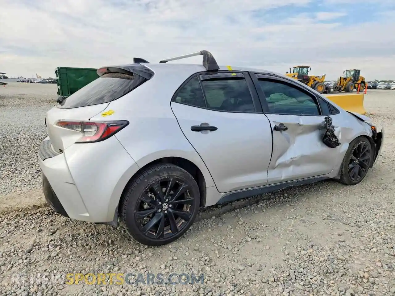 3 fotografías del automóvil dañado JTND4MBE1M3109072 TOYOTA COROLLA 2021