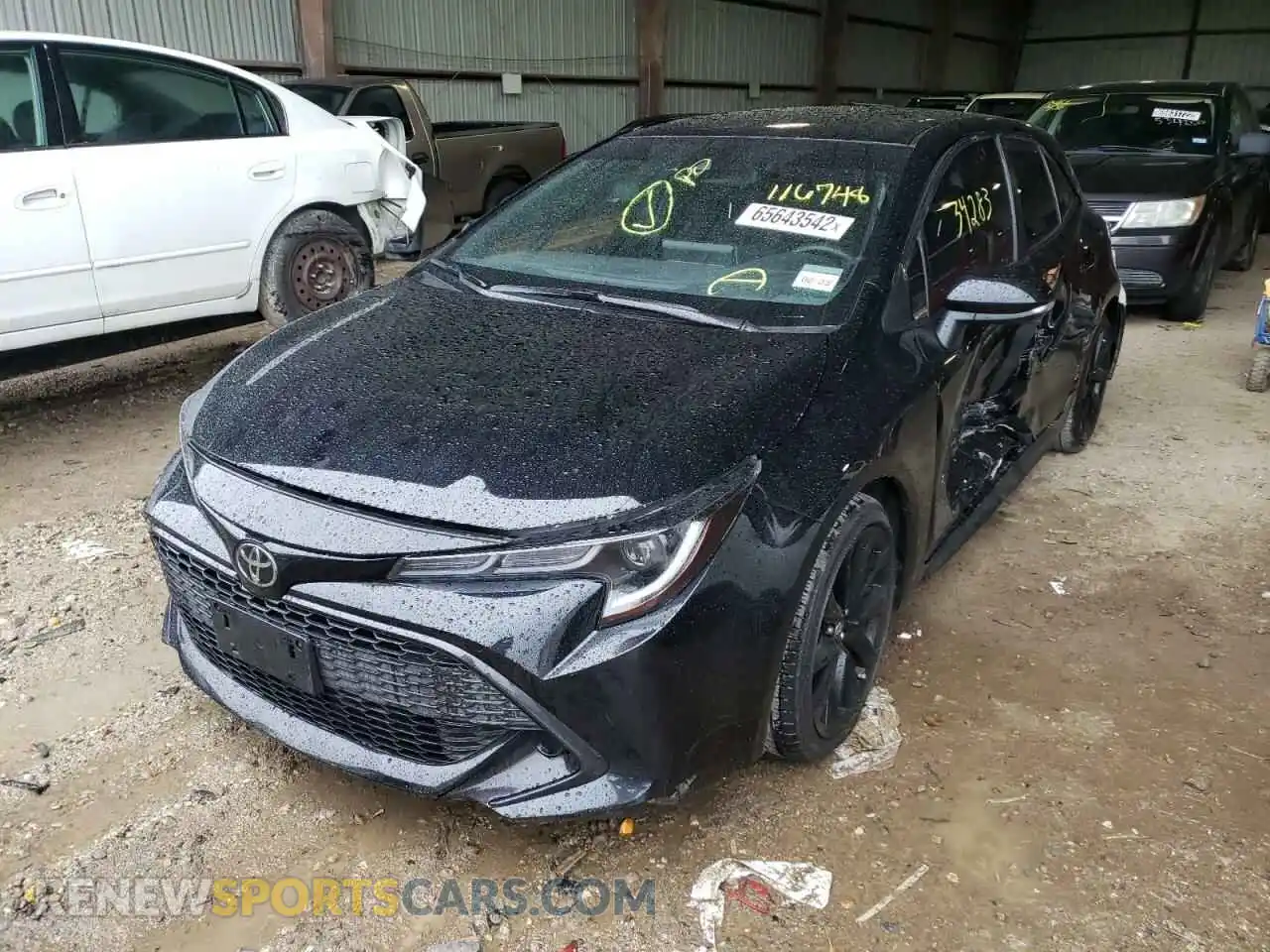 2 Photograph of a damaged car JTND4MBE1M3116748 TOYOTA COROLLA 2021