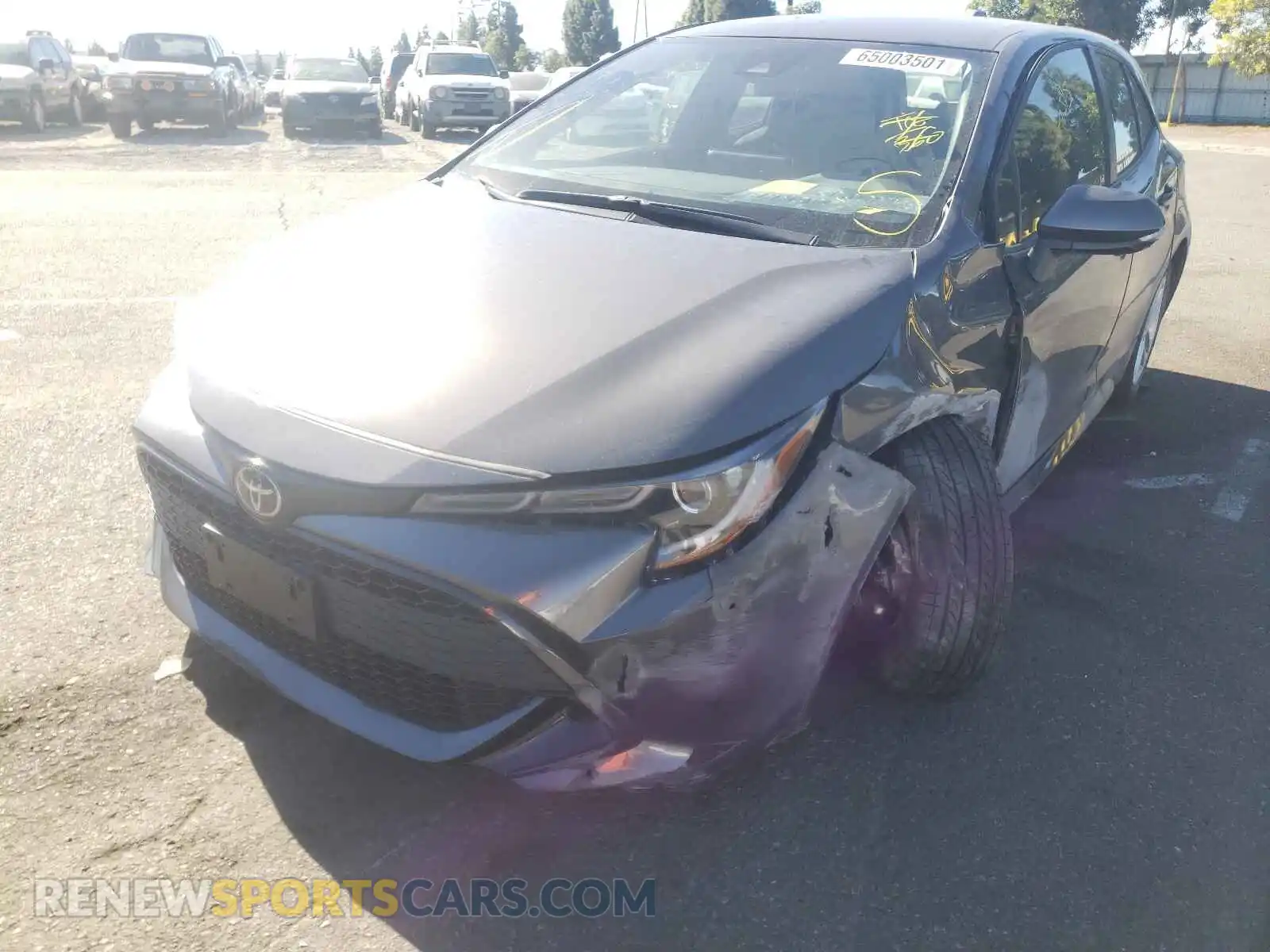 2 Фотография поврежденного автомобиля JTND4MBE1M3131623 TOYOTA COROLLA 2021