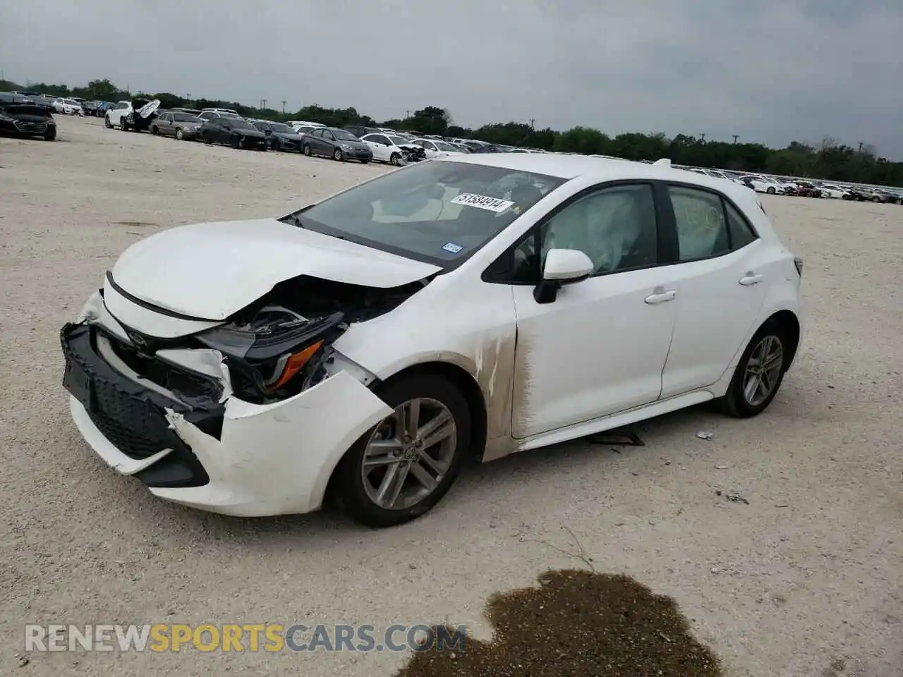 1 Photograph of a damaged car JTND4MBE1M3142847 TOYOTA COROLLA 2021