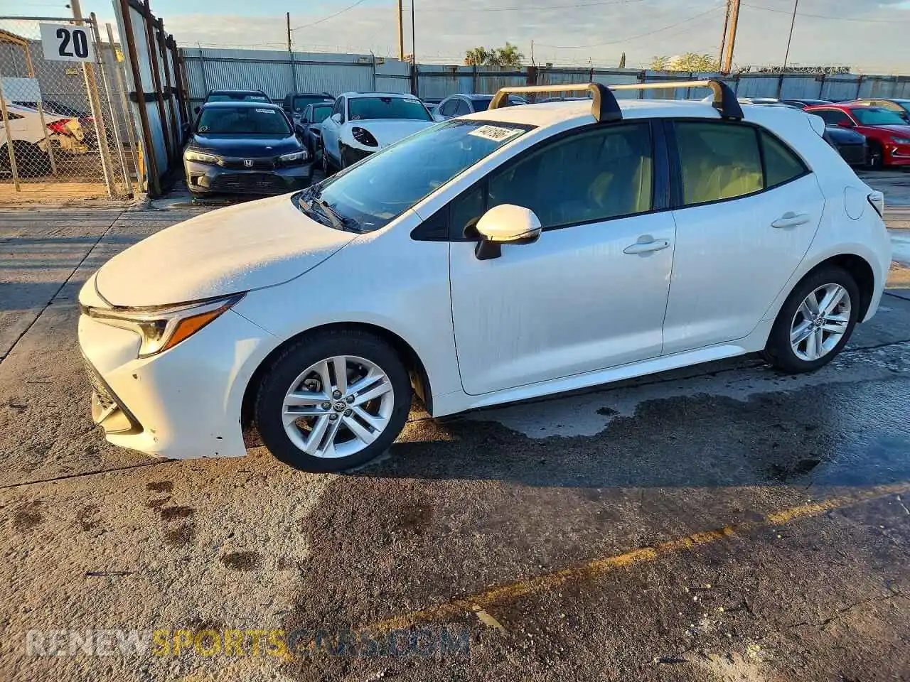 1 Фотография поврежденного автомобиля JTND4MBE2M3109646 TOYOTA COROLLA 2021