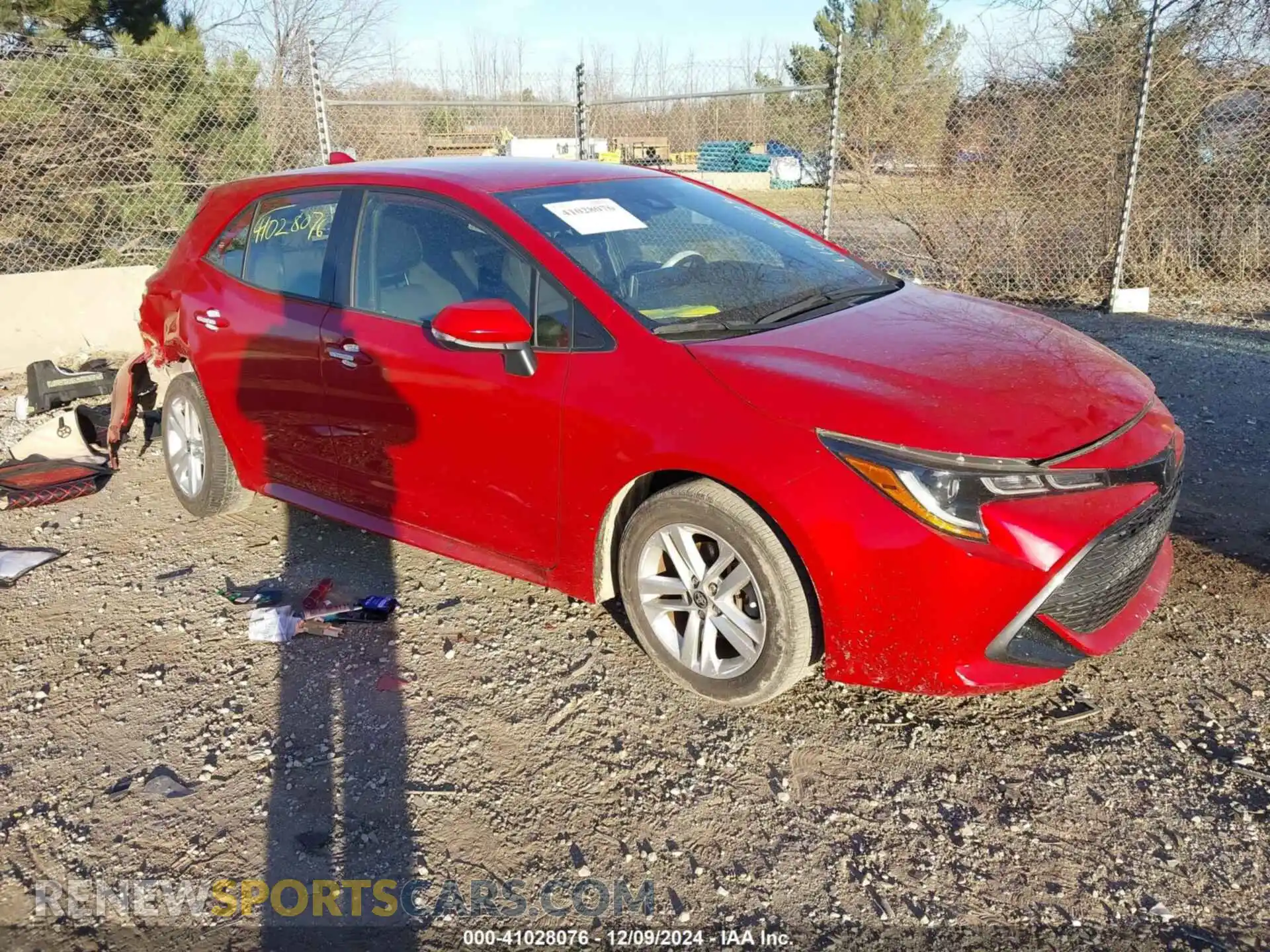 1 Photograph of a damaged car JTND4MBE2M3119139 TOYOTA COROLLA 2021