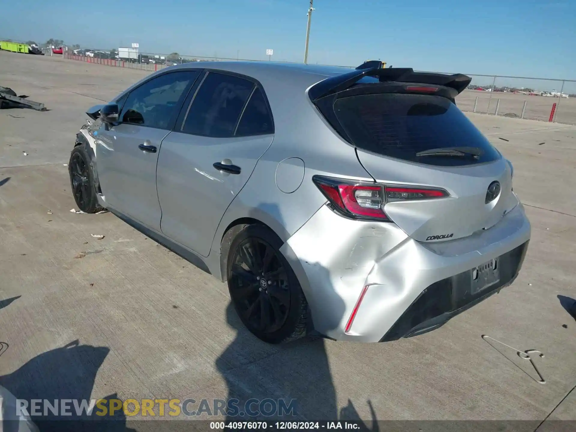 3 fotografías del automóvil dañado JTND4MBE2M3122543 TOYOTA COROLLA 2021
