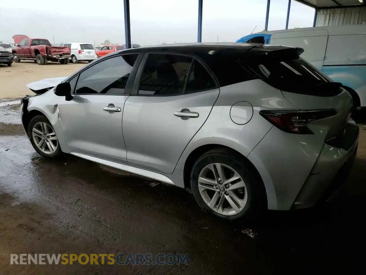 2 Фотография поврежденного автомобиля JTND4MBE2M3131775 TOYOTA COROLLA 2021