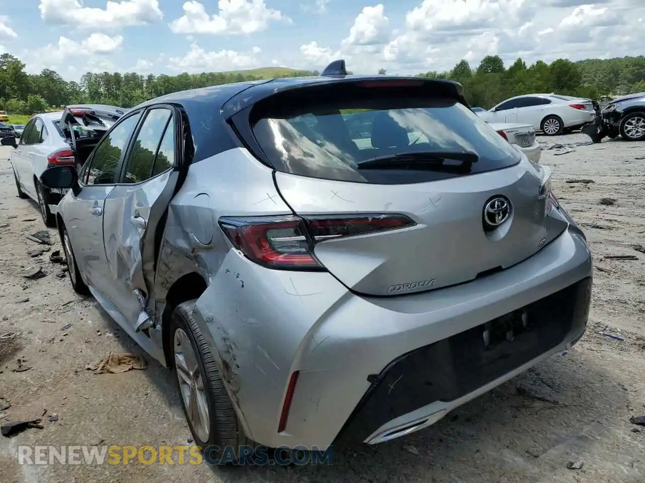 3 Photograph of a damaged car JTND4MBE2M3145353 TOYOTA COROLLA 2021
