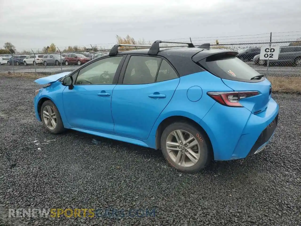 2 Photograph of a damaged car JTND4MBE3M3109218 TOYOTA COROLLA 2021