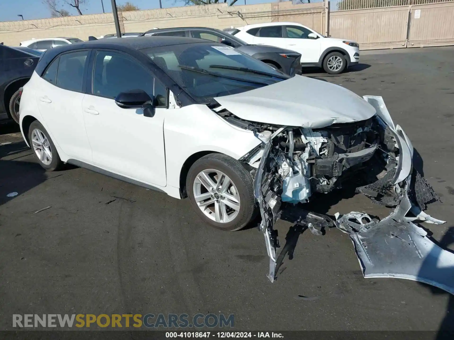 1 Photograph of a damaged car JTND4MBE3M3115827 TOYOTA COROLLA 2021