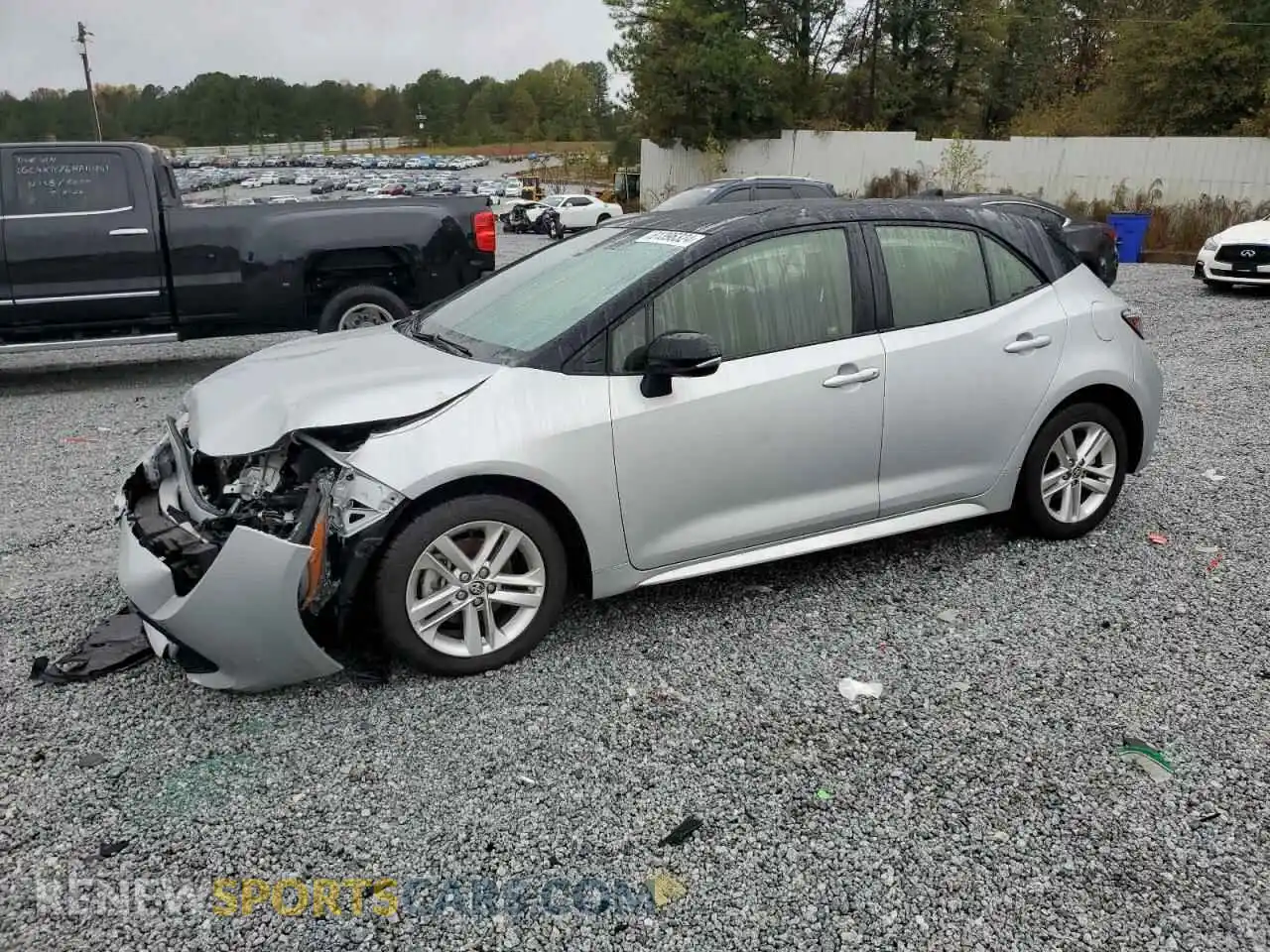 1 Photograph of a damaged car JTND4MBE3M3126276 TOYOTA COROLLA 2021
