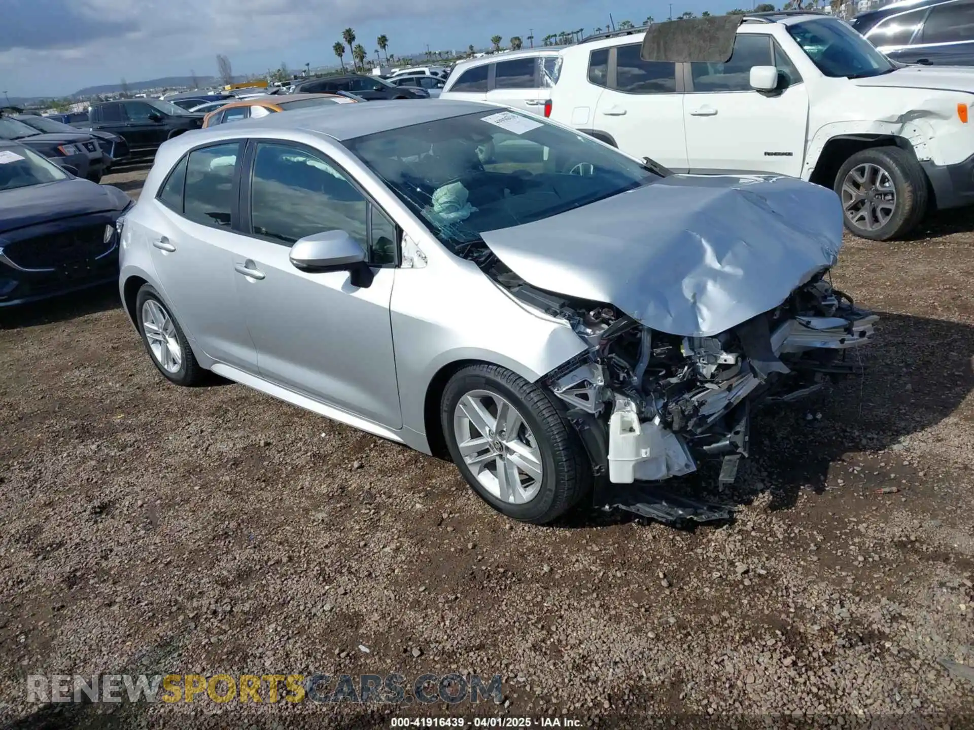 1 fotografías del automóvil dañado JTND4MBE3M3132417 TOYOTA COROLLA 2021
