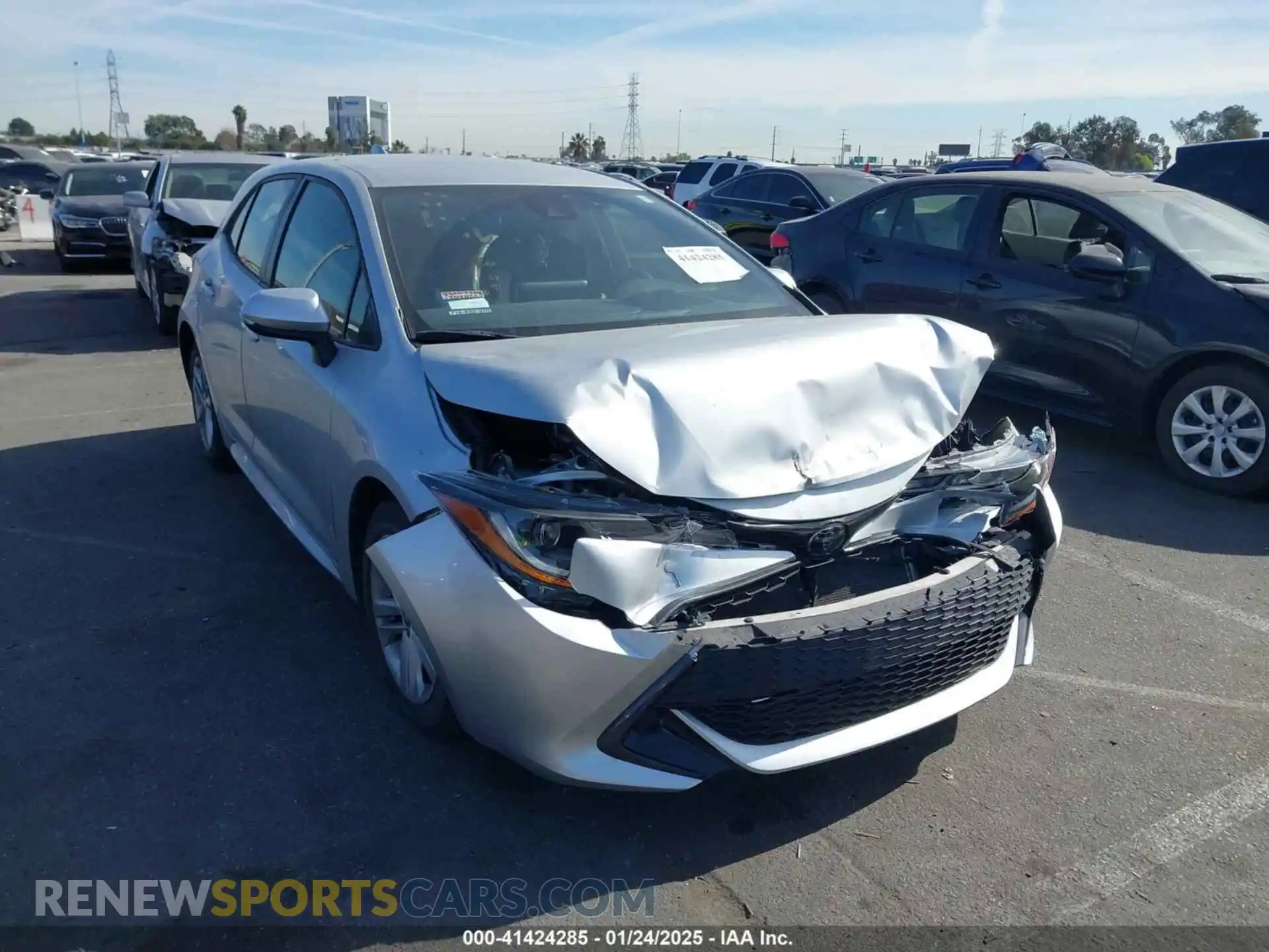 1 fotografías del automóvil dañado JTND4MBE3M3136970 TOYOTA COROLLA 2021