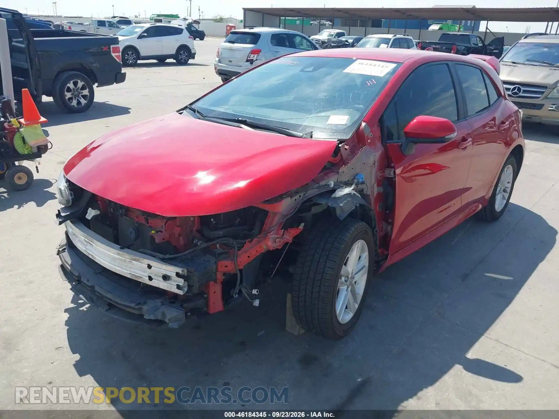 2 Фотография поврежденного автомобиля JTND4MBE3M3141067 TOYOTA COROLLA 2021