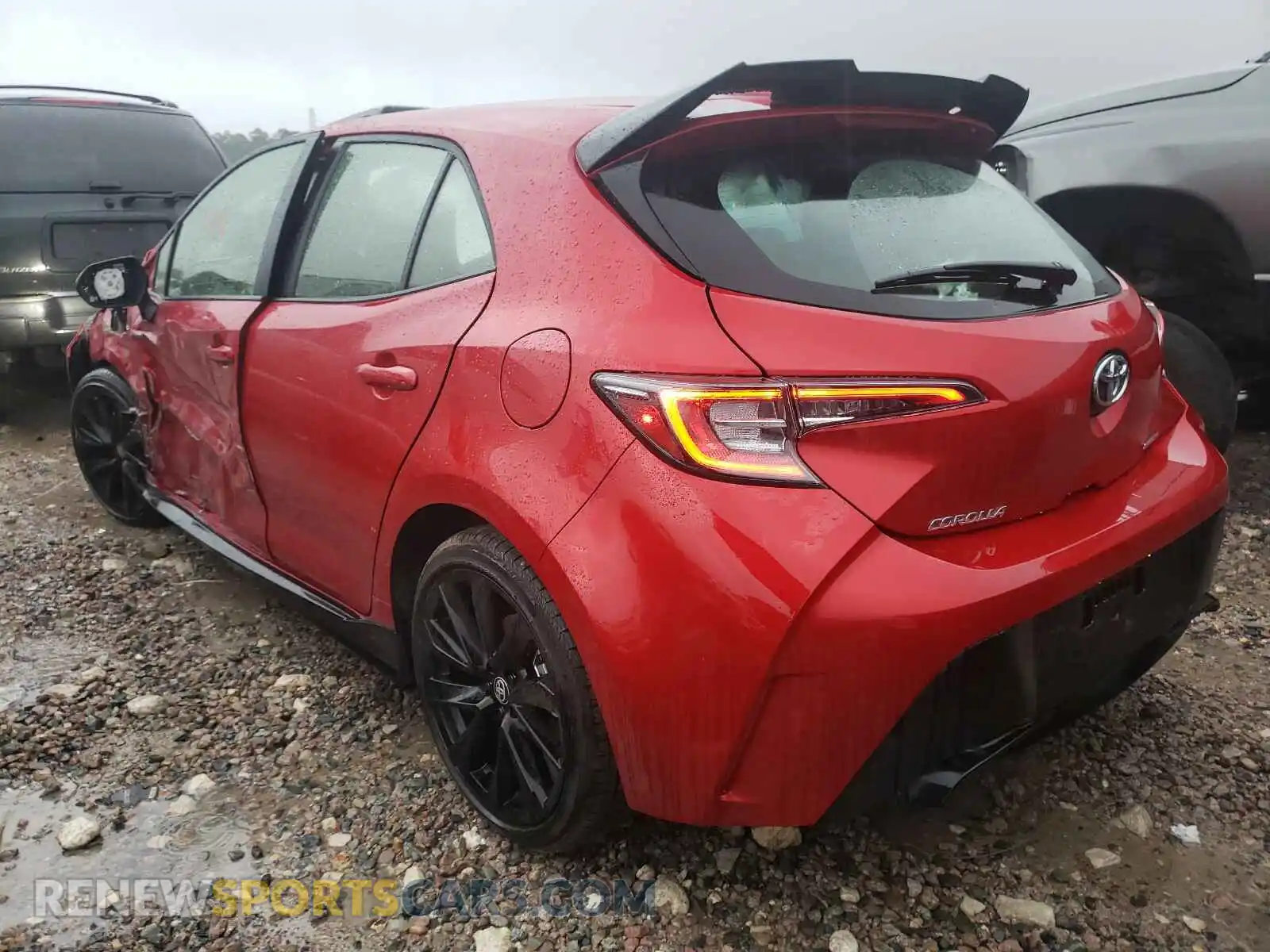 3 Photograph of a damaged car JTND4MBE4M3107087 TOYOTA COROLLA 2021