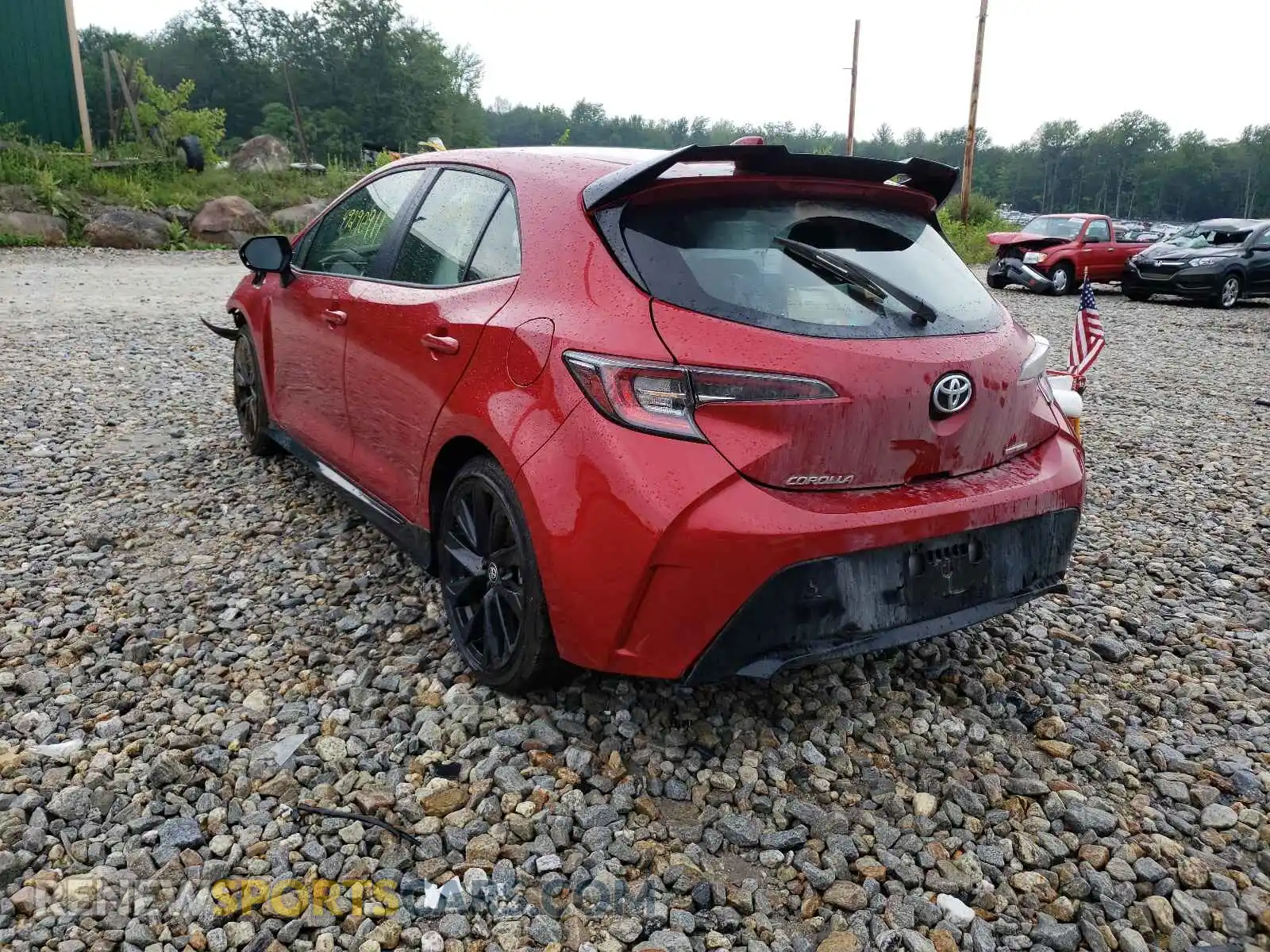 3 Photograph of a damaged car JTND4MBE4M3107607 TOYOTA COROLLA 2021