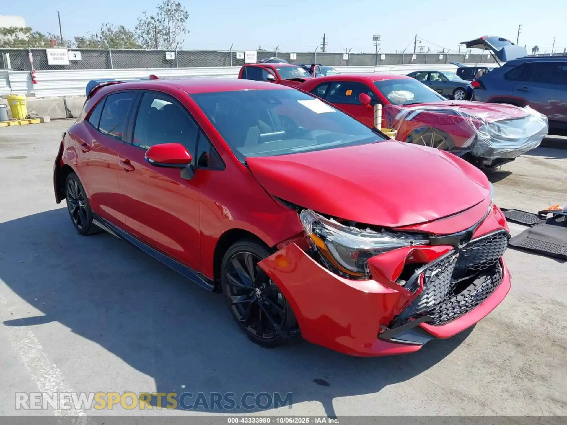 1 fotografías del automóvil dañado JTND4MBE4M3112533 TOYOTA COROLLA 2021