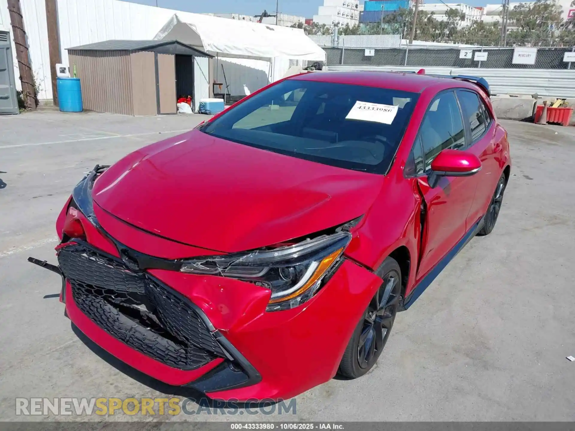 2 fotografías del automóvil dañado JTND4MBE4M3112533 TOYOTA COROLLA 2021