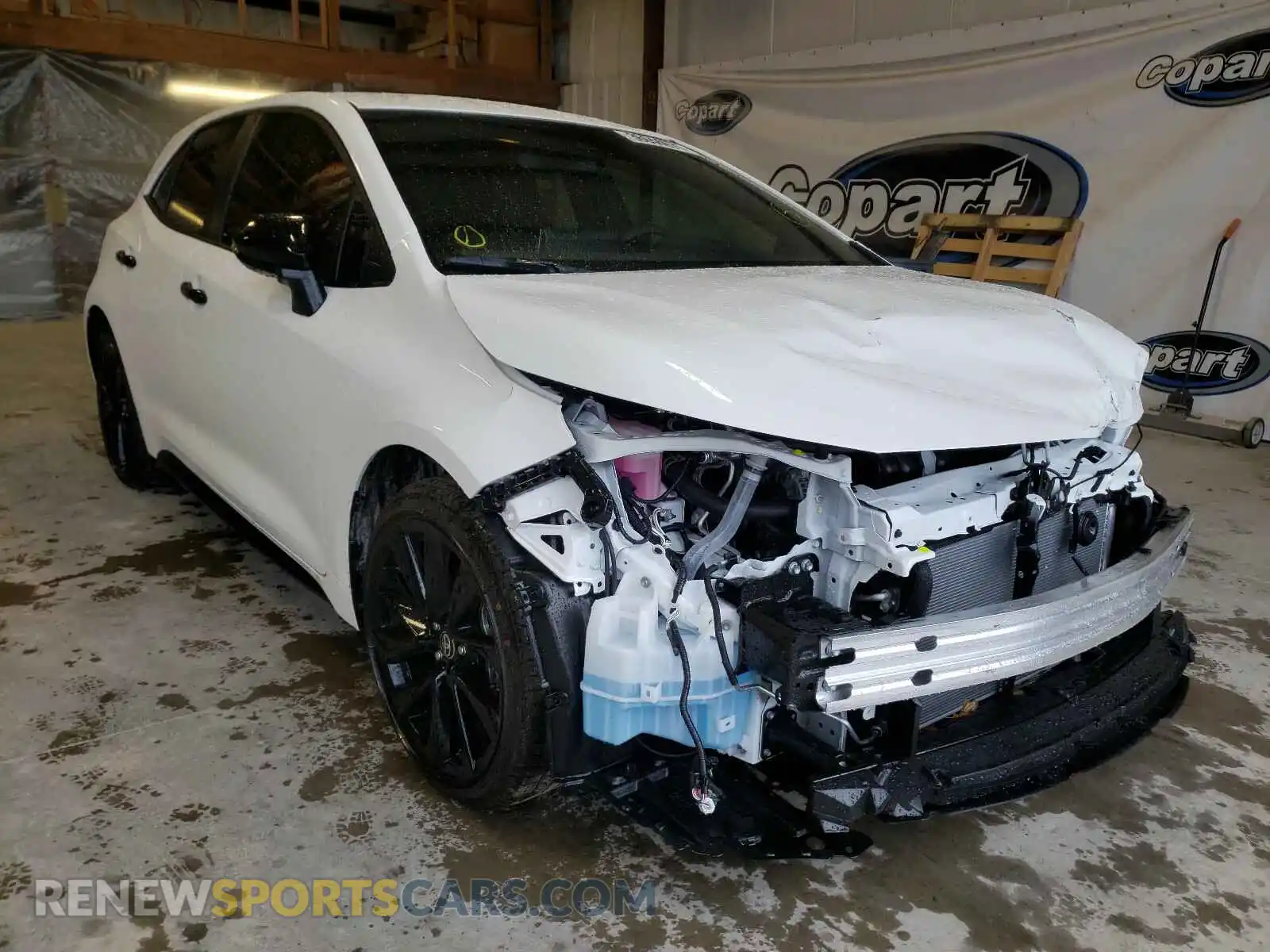 1 Photograph of a damaged car JTND4MBE4M3114802 TOYOTA COROLLA 2021