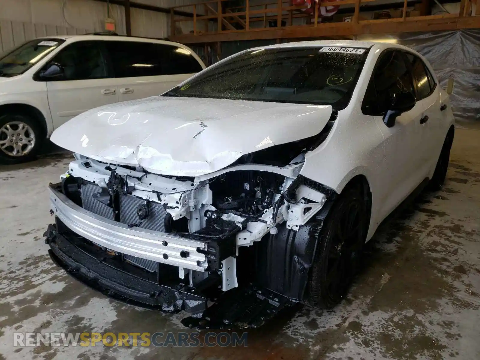 2 Photograph of a damaged car JTND4MBE4M3114802 TOYOTA COROLLA 2021