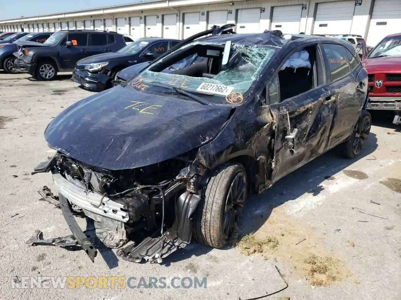 2 Photograph of a damaged car JTND4MBE4M3126187 TOYOTA COROLLA 2021