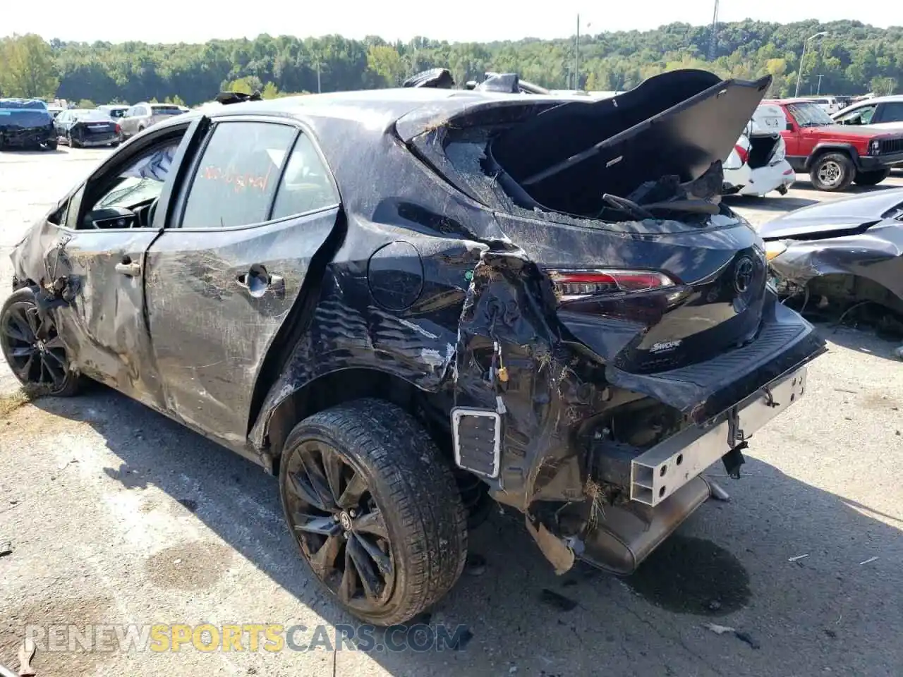 3 Photograph of a damaged car JTND4MBE4M3126187 TOYOTA COROLLA 2021