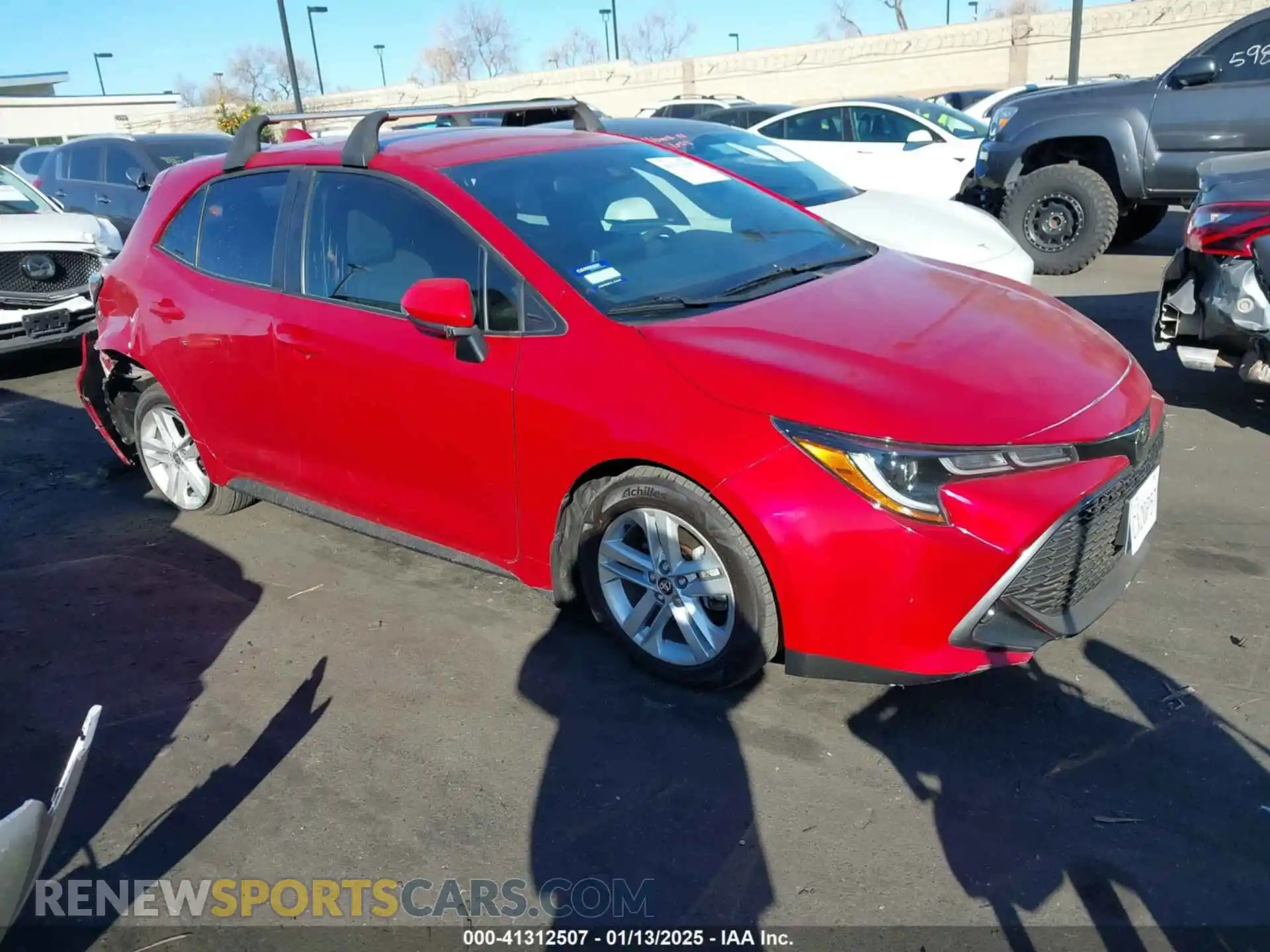 1 Photograph of a damaged car JTND4MBE4M3129963 TOYOTA COROLLA 2021