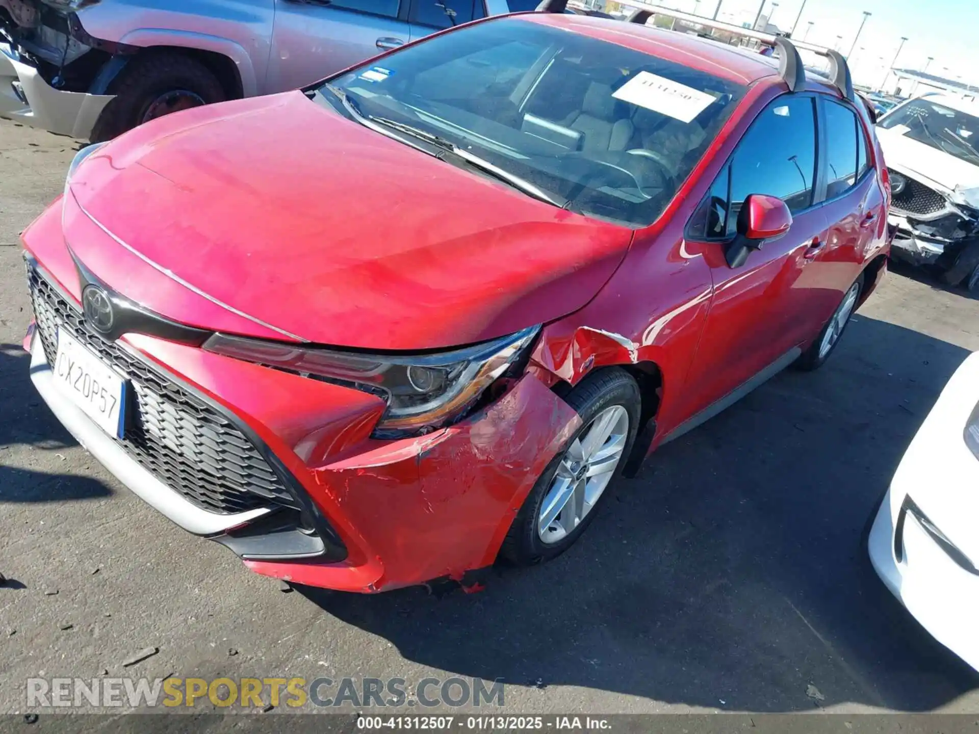 2 Photograph of a damaged car JTND4MBE4M3129963 TOYOTA COROLLA 2021