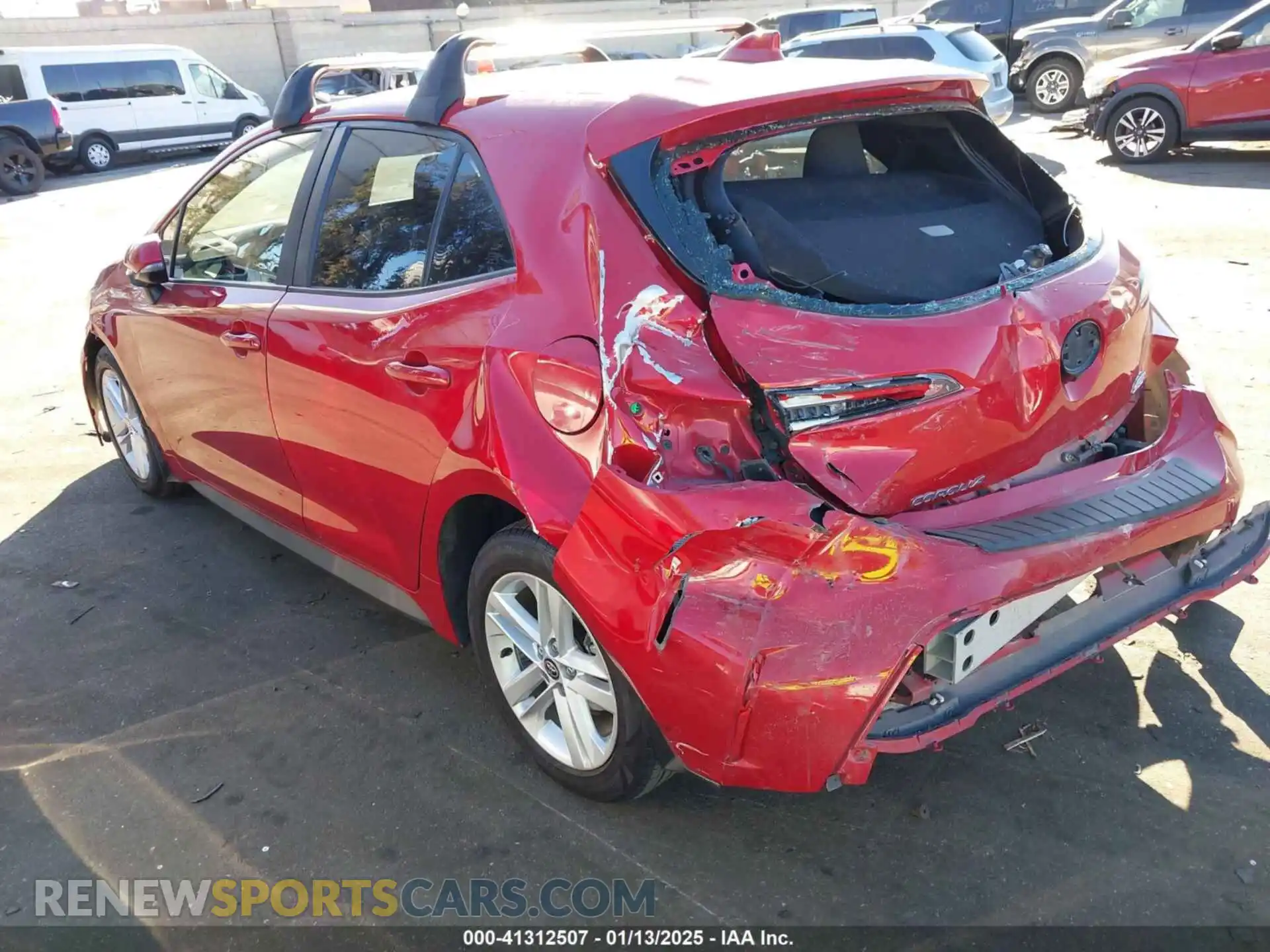 3 Photograph of a damaged car JTND4MBE4M3129963 TOYOTA COROLLA 2021