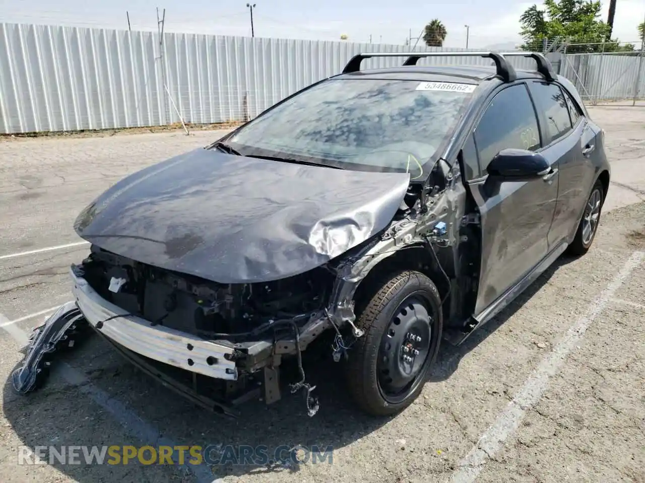 2 Photograph of a damaged car JTND4MBE4M3135469 TOYOTA COROLLA 2021