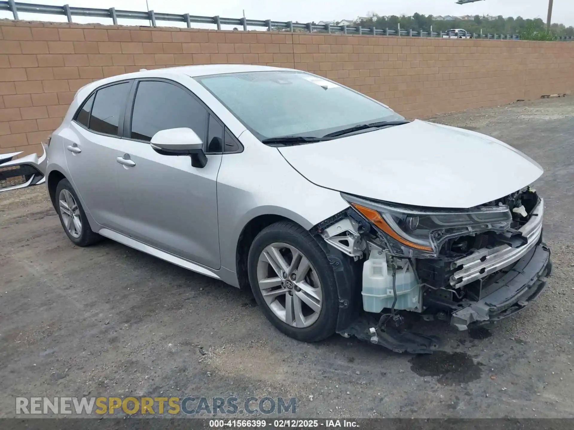 1 Photograph of a damaged car JTND4MBE5M3106384 TOYOTA COROLLA 2021