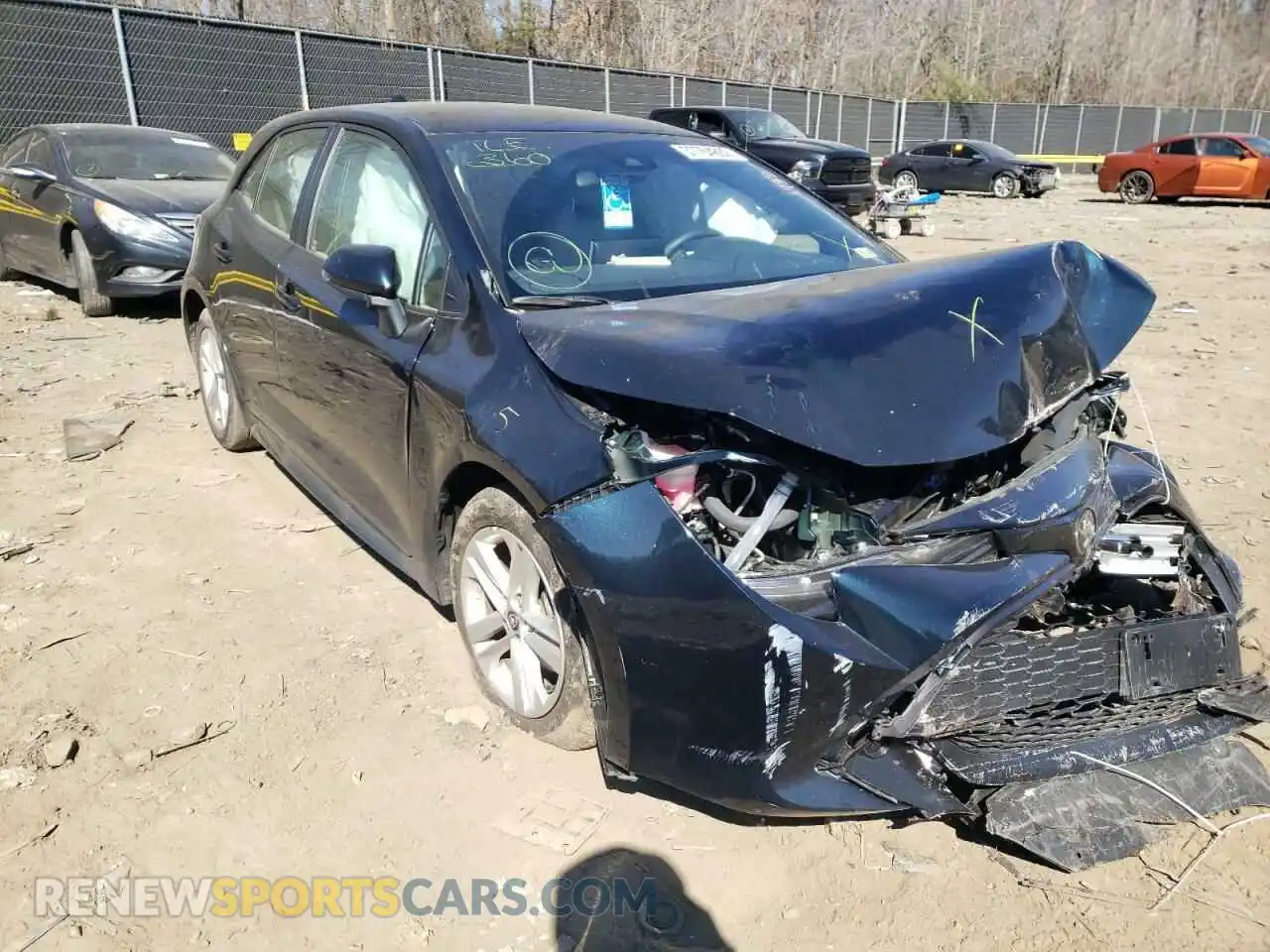 1 fotografías del automóvil dañado JTND4MBE5M3119510 TOYOTA COROLLA 2021