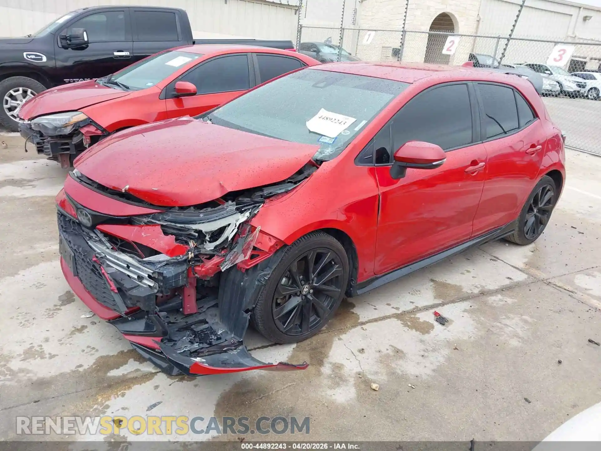 2 Photograph of a damaged car JTND4MBE6M3107074 TOYOTA COROLLA 2021